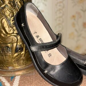 Birkenstock, leather black Mary Jane style size 10